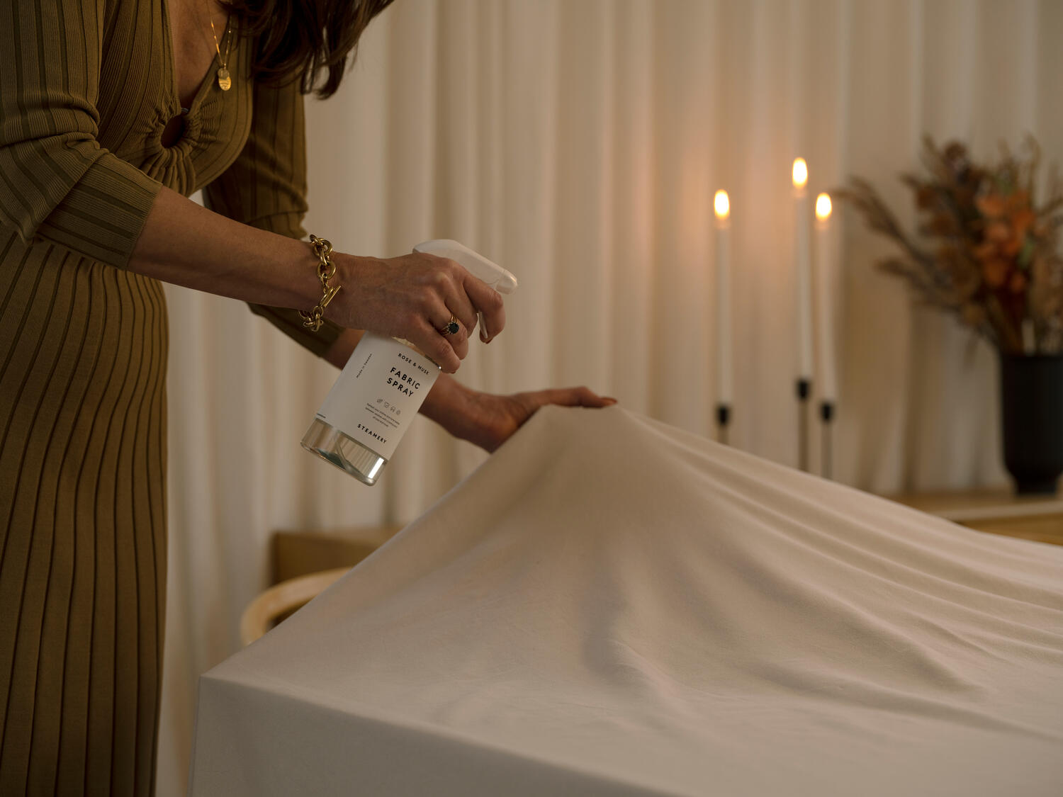 Tekstilspray, Rose & Musk - 500ml